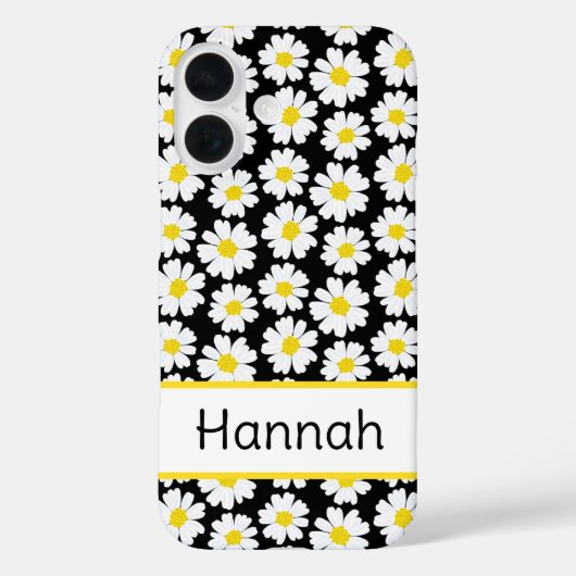 Trendiges Gänseblümchen-Muster Case-Mate iPhone Hülle (Rückseite)