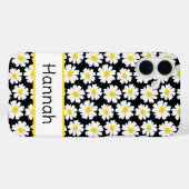 Trendiges Gänseblümchen-Muster Case-Mate iPhone Hülle (Rückseite (Horizontal))