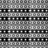 Trendiges geometrisches Muster Schwarz/Weiß Op Art Fliese