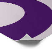 Trendiges geometrisches Muster, Stil, abstrakt Poster (Ecke)