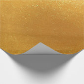 Trendiges Gold-Glitter Geschenkpapier (Ecke)