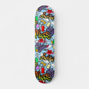 Trendiges Graffiti-Kunstmuster Skateboard