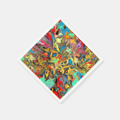 Trendiges Graffiti-Party Serviette (Ecke)