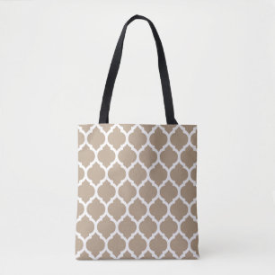 Trendiges hellcremefarbenes marokkanisches Vierpas Tasche