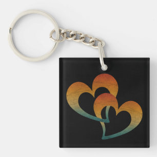 trendiges Hochzeitspaar-Jubiläumsgeschenk Schlüsselanhänger