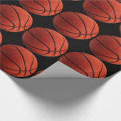 Trendiges Hot Basketball Wrapping Paper Geschenkpapier (Ecke)