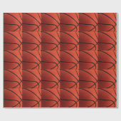 Trendiges Hot Basketball Wrapping Paper Geschenkpapier (Flach)