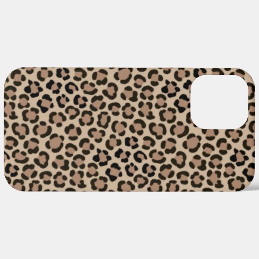 Trendiges Leopard-Druckfefferteffekt Wiederholmust Case-Mate iPhone Hülle (Hinten (horizontal))