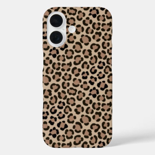 Trendiges Leopard-Druckfefferteffekt Wiederholmust Case-Mate iPhone Hülle (Rückseite)