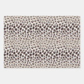 Trendiges Leopardenpapier Geschenkpapier Set (Vorderseite)