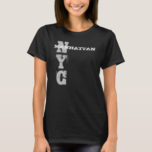 Trendiges Manhattan Nyc New York City Vorlage T-Shirt