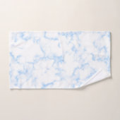 Trendiges Marmorsteindesign mit Namen Badhandtuch Set (Handtuch)