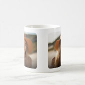 Trendiges minimales Fotodesign mit Jahr Kaffeetasse (Mittel)