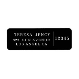 Trendiges minimalistisches schwarzes modernes Desi