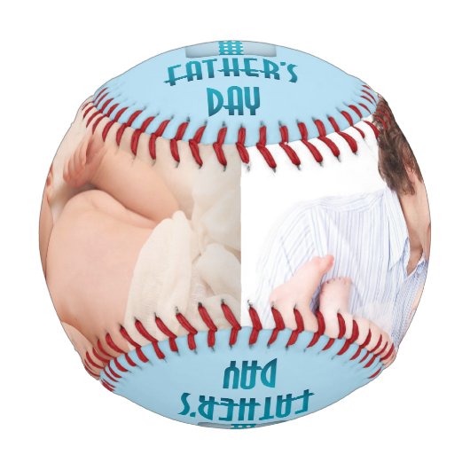 Trendiges, modernes Hipster Vatertag maßgeschneide Baseball (Vorderseite)
