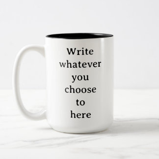 Trendiges modernes minimalistisches individuelles zweifarbige tasse