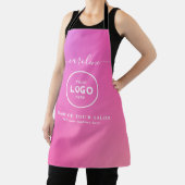Trendiges modernes Salon-Logo-Schürze Schürze (InSitu)