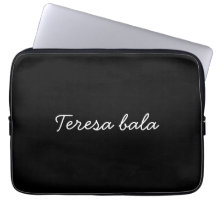 Trendiges Monogramm Moderne schwarze Schrift Namen