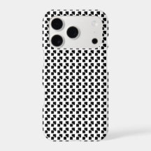 Trendiges Musterdesign in Schwarz und Weiß