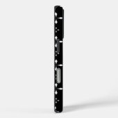 Trendiges Musterdesign in Schwarz und Weiß Case-Mate iPhone Hülle (Rückseite / Rechts)