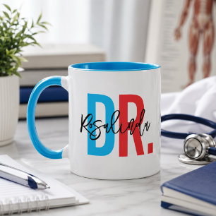 Trendiges Neues Doktor PhD Benutzerdefinierter Nam Tasse