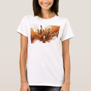Trendiges Orange ABSTRACT ART Individuelles T-Shir T-Shirt