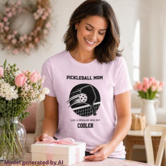 Trendiges Pickleball-Mutter-Geschenk - T-Shirt