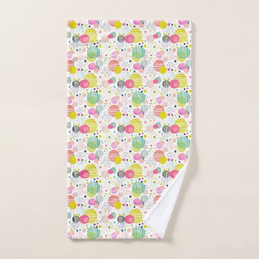 Trendiges Punktmuster Handtuch (Handtuch)