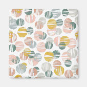 Trendiges Punktmuster Magnet (Vorne)