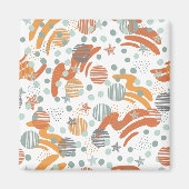 Trendiges Punktmuster Magnet (Vorne)