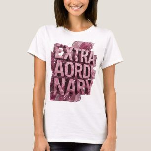 Trendiges Rosa EXTRA AUSSERGEWÖHNLICHES Grafikdesi T-Shirt