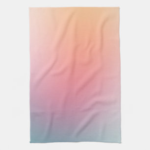 Trendiges Rosa Lila Blau Grün Gelb Vorlage Geschirrtuch