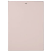 Trendiges Rosa Oversized Monogramm Anfangsbuchstab Klemmbrett (Rückseite)