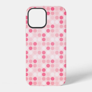 Trendiges rosa Punkte-Muster iPhone 12 Hülle