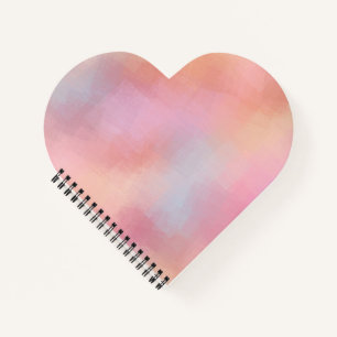 Trendiges Rosa Rot Gelb Blau Grün Lila Elegant Notizblock