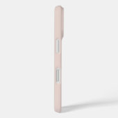Trendiges Rosé Grau Skript Monogramm Case-Mate iPhone Hülle (Rückseite / Rechts)