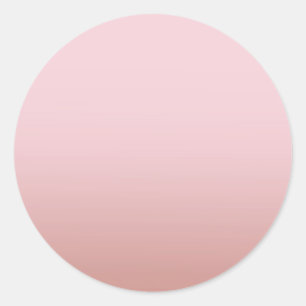 Trendiges Roségold leeres Template Fügen Sie Ihren Runder Aufkleber