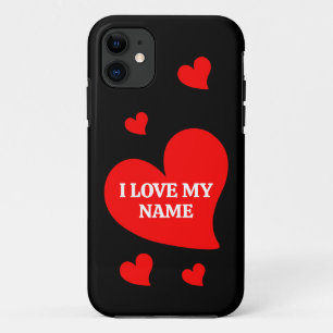 TRENDIGES ROTES HERZ ICH LIEBE MEINEN ROMANTISCHEN Case-Mate iPhone HÜLLE
