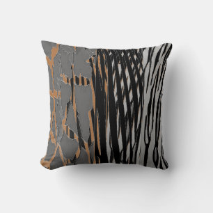 Trendiges rustikales Tierdruck-Zebra-Streifen-Kiss Kissen