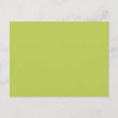 Trendiges sanftes Chartreuse-Postkartenpapier Postkarte (Vorderseite)