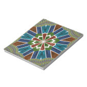 Trendiges Sari-Design Notizblock (Rotiert)