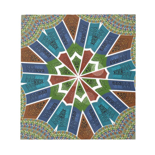 Trendiges Sari-Design Notizblock (Vorderseite)