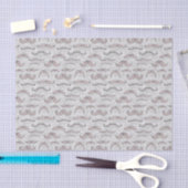 Trendiges Schnurrbartmuster Seidenpapier (Handwerk)