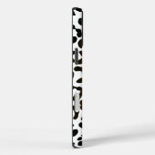 Trendiges Schwarz-Weiß-Leopard-Druckmuster Case-Mate iPhone Hülle (Rückseite / Rechts)