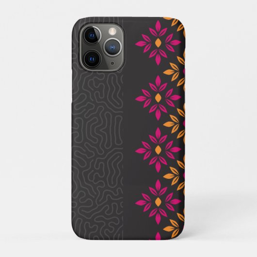 Trendiges schwarzes iPhone 11 Pro Case (Rückseite)