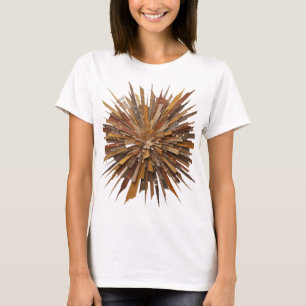 Trendiges Silber ABSTRACT ART Grafikdesign T-Shirt