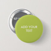 Trendiges Soft Chartreuse benutzerdefinierte Schal Button (Vorne & Hinten)