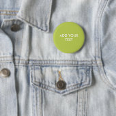 Trendiges Soft Chartreuse benutzerdefinierte Schal Button (Beispiel)