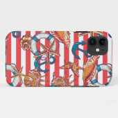 Trendiges Strandmuster Case-Mate iPhone Hülle (Rückseite (Horizontal))