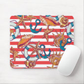 Trendiges Strandmuster Mousepad (Mit Mouse)